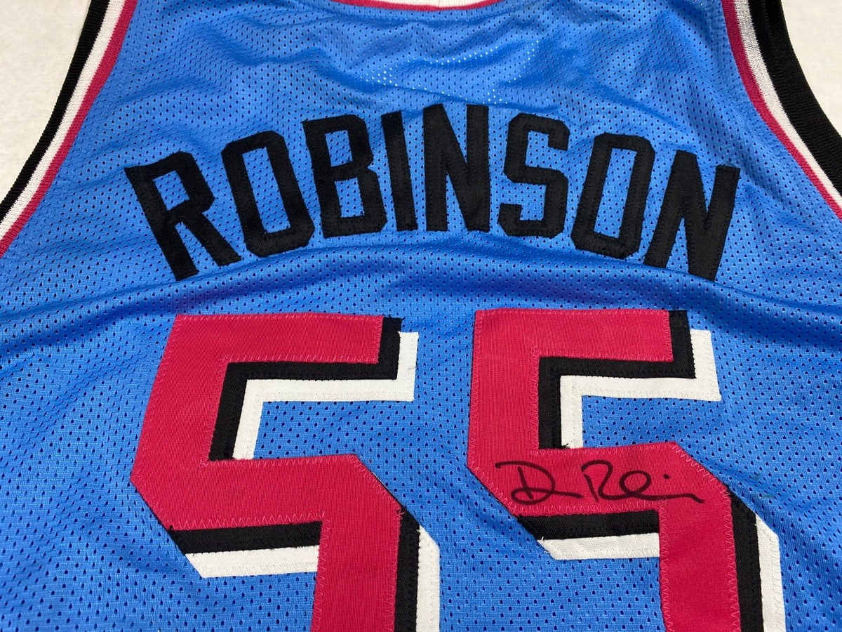 DUNCAN ROBINSON MIAMI HEAT SIGNED AUTOGRAPHED CUSTOM XL VICE BLUE JERSEY W/COA