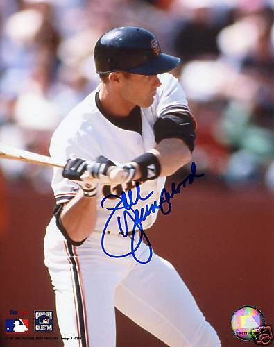 JOEL YOUNGBLOOD SAN FRANCISCO GIANTS SIGNED 8X10 PHOTO