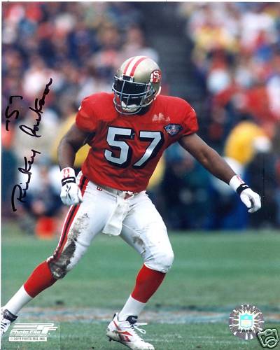 RICKEY JACKSON SAN FRANCISCO 49ERS SIGNED 8X10 PHOTO