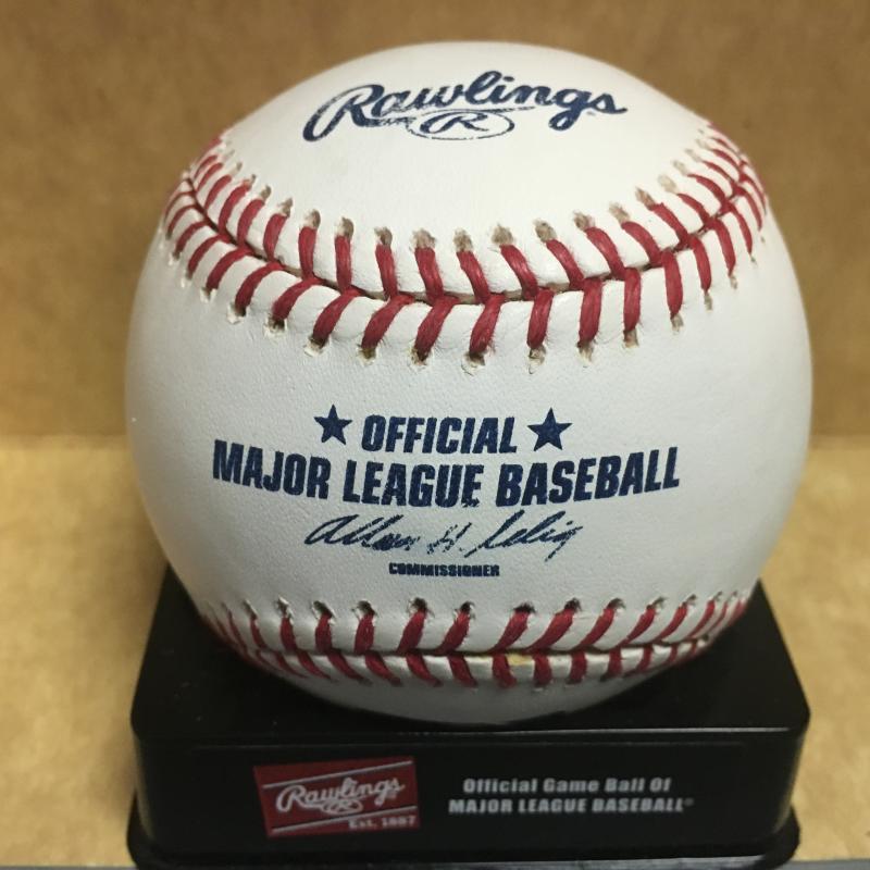 CALEB STEWART NEW YORK METS M.L. SIGNED BASEBALL W/COA