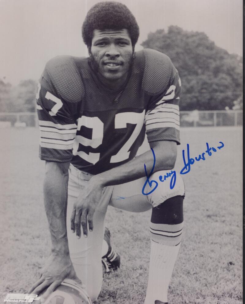 KENNY HOUSTON REDSKINS SIGNED AUTOGRAPHED 8X10 PHOTO W/ COA
