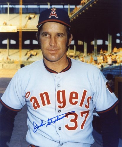 JOHN STEPHENSON CALIFORNIA ANGELS SIGNED 8X10 PHOTO COA