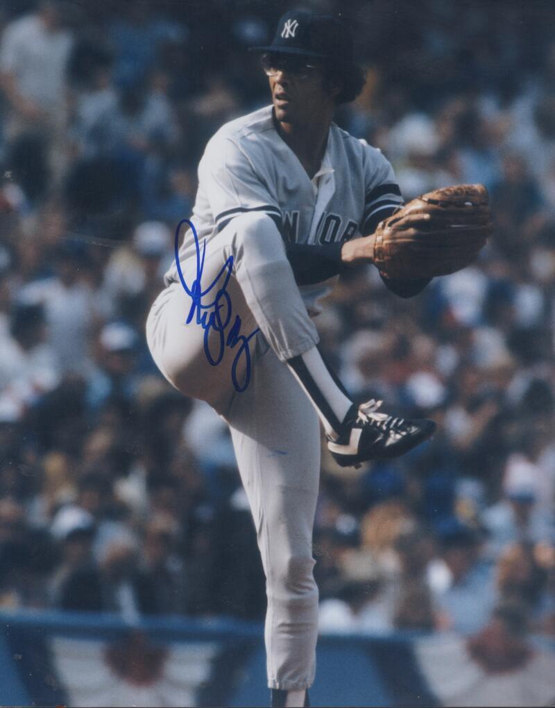RUDY MAY YANKEES SIGNED AUTOGRAPHED 8X10 PHOTO W/ COA