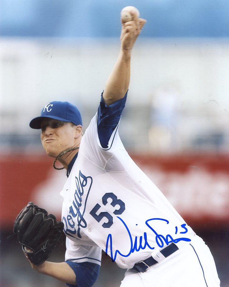 WILL SMITH KANSAS CITY ROYALS SIGNED AUTOGRAPHED 8X10 PHOTO