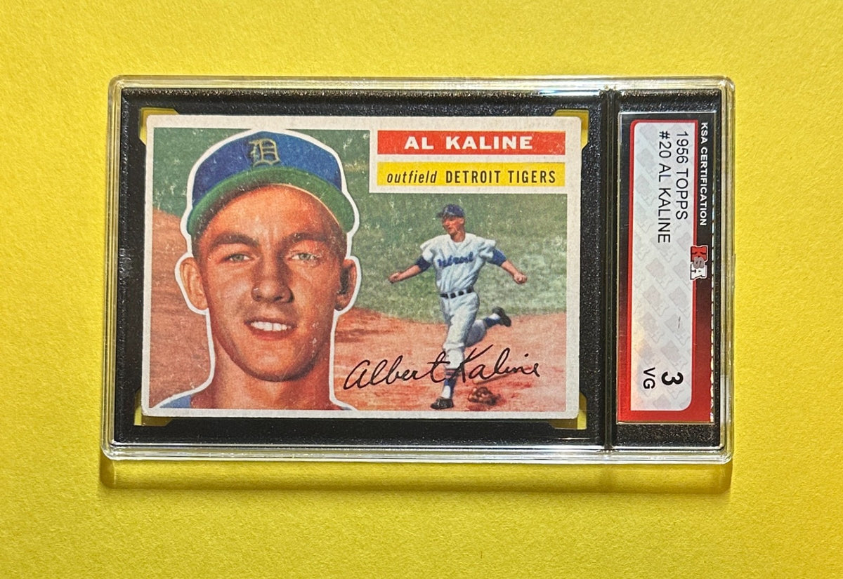 1956 TOPPS AL KALINE #20 KSA VG 3 TIGERS