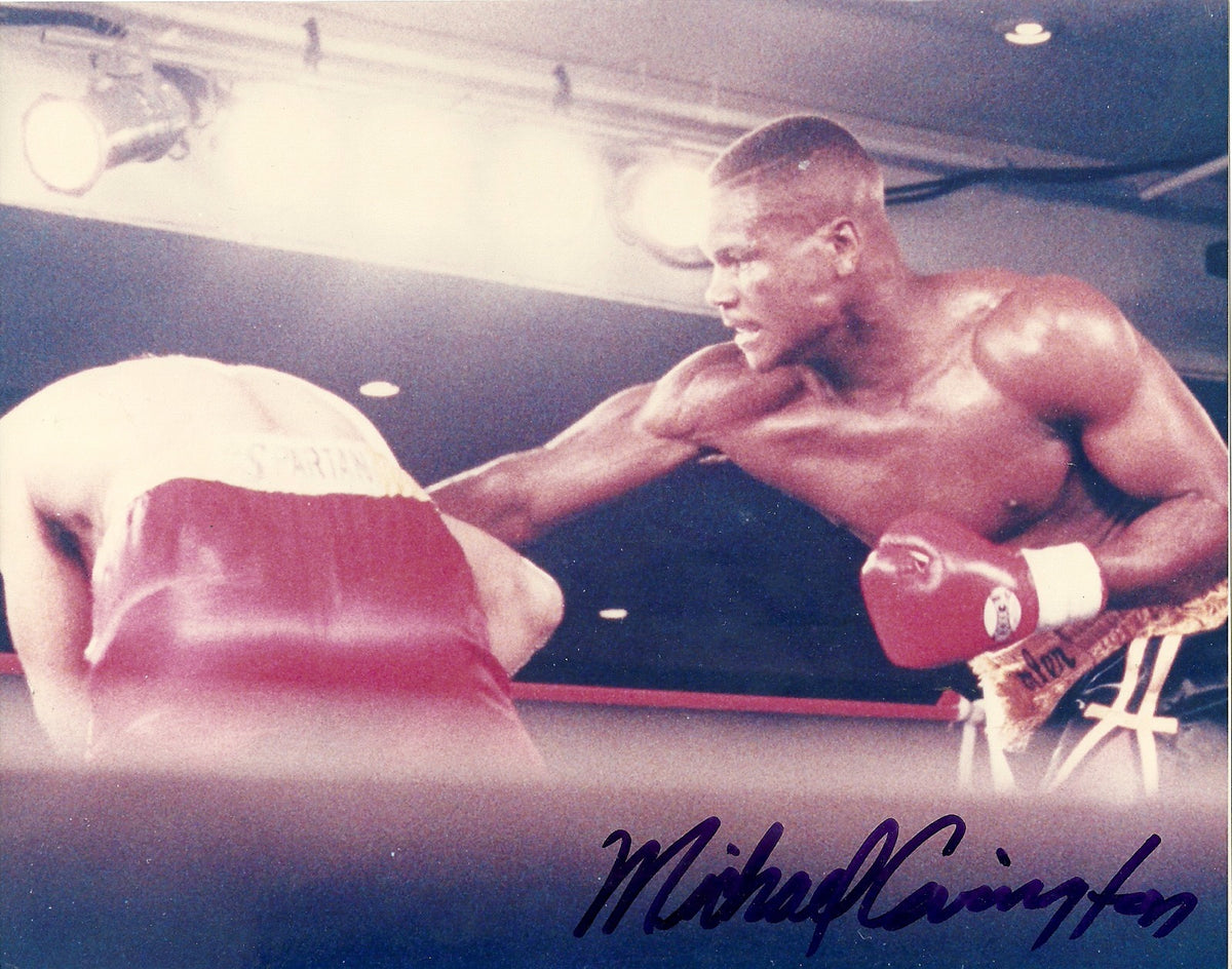 MICHAEL COVINGTON BOXING CHAMP SIGNED AUTOGRAPHED 8x10 PHOTO W/COA