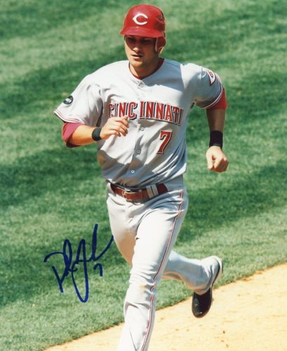 PAUL JANISH CINCINNATI REDS SIGNED 8X10 PHOTO W/COA