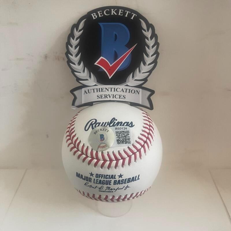 JOSE SALAS MARLINS/TWINS SIGNED AUTO M.L. BASEBALL BAS AUTHENTICATED