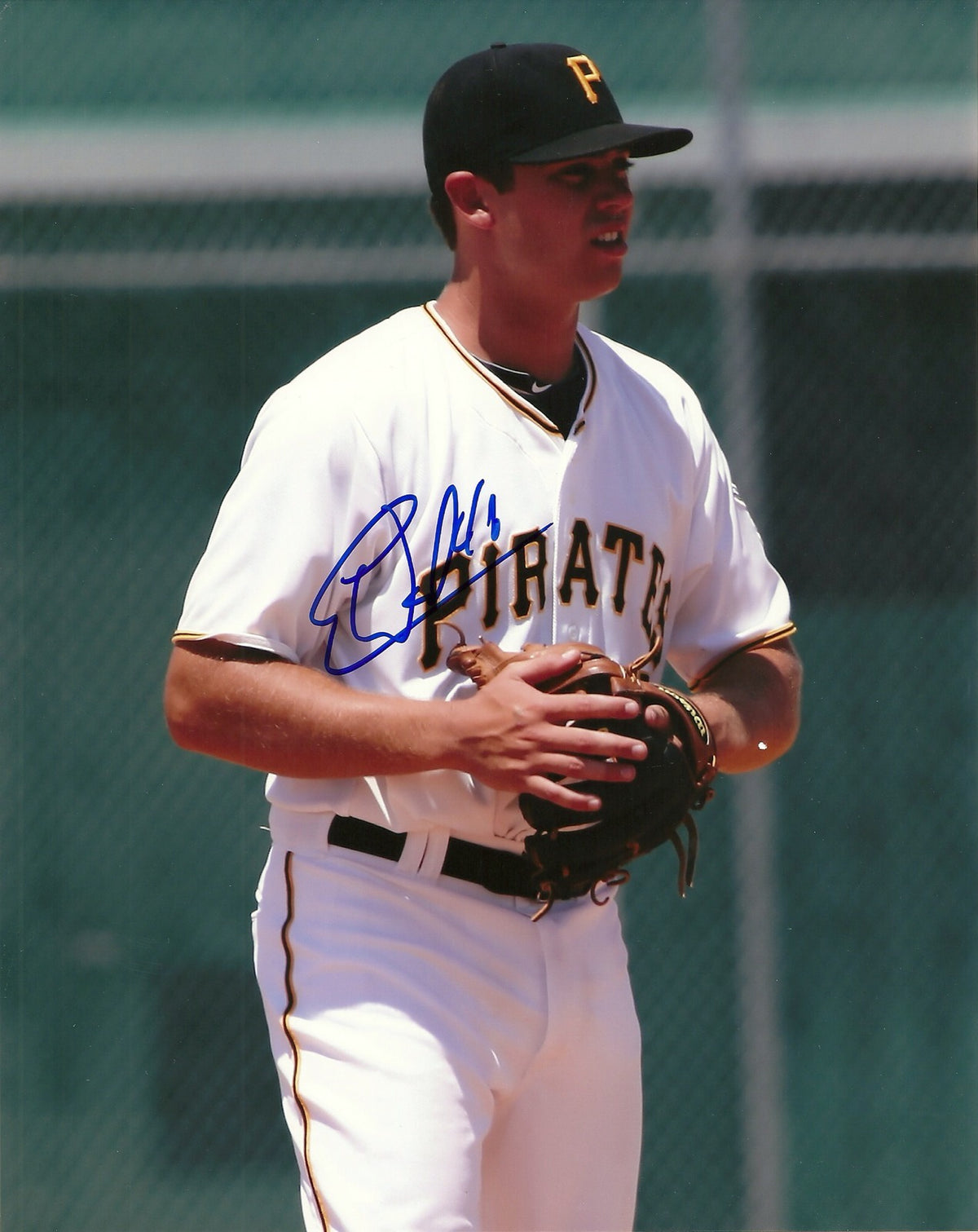 ERIC WOOD PITTSBURGH PIRATES SIGNED AUTO 8x10 PHOTO W/COA