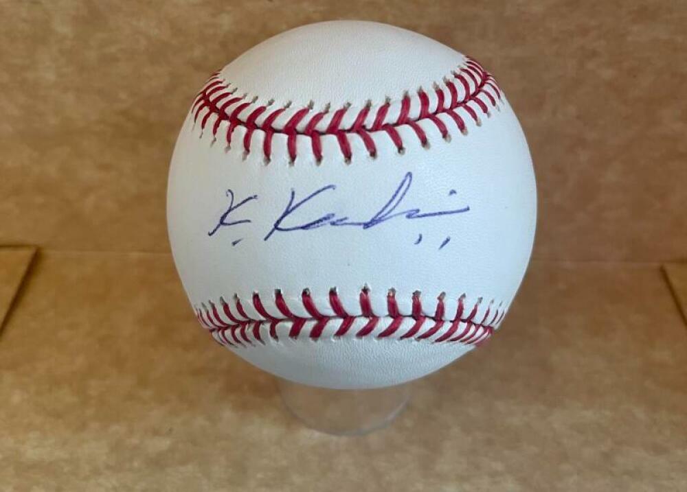 KENSHIN KAWASAKI SIGNED AUTOGRAPHED M.L. BASEBALL BAS BA26291