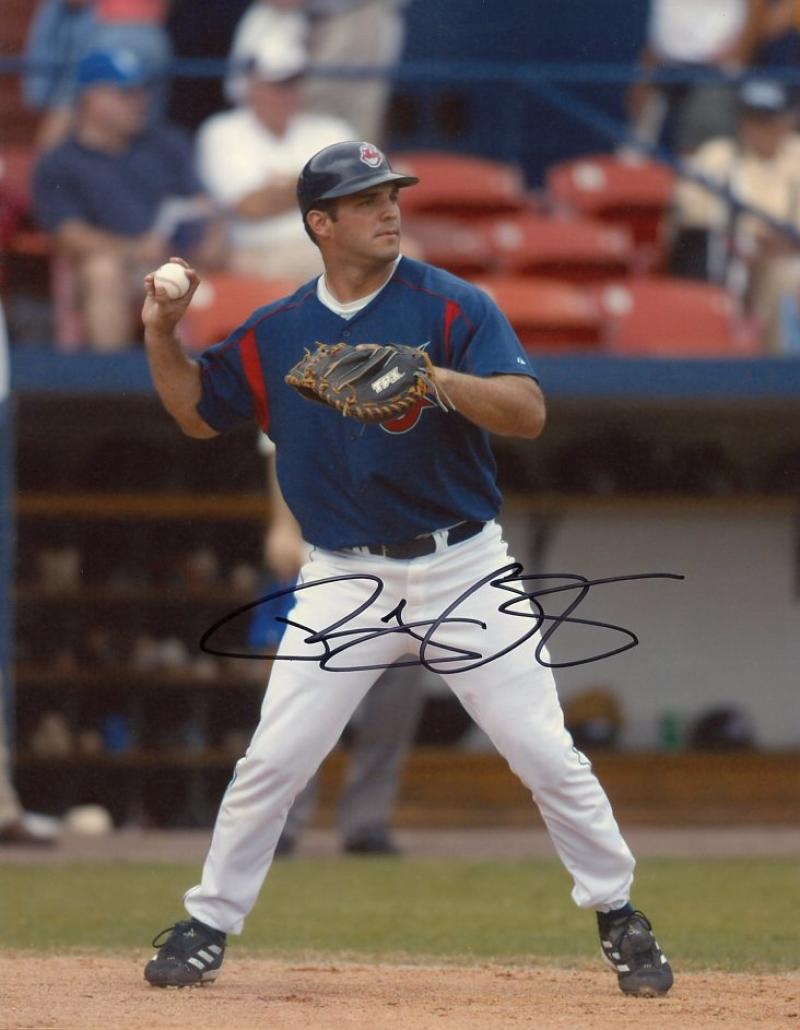 RYAN GARKO CLEVELAND INDIANS SIGNED AUTOGRAPHED 8X10 PHOTO W/COA