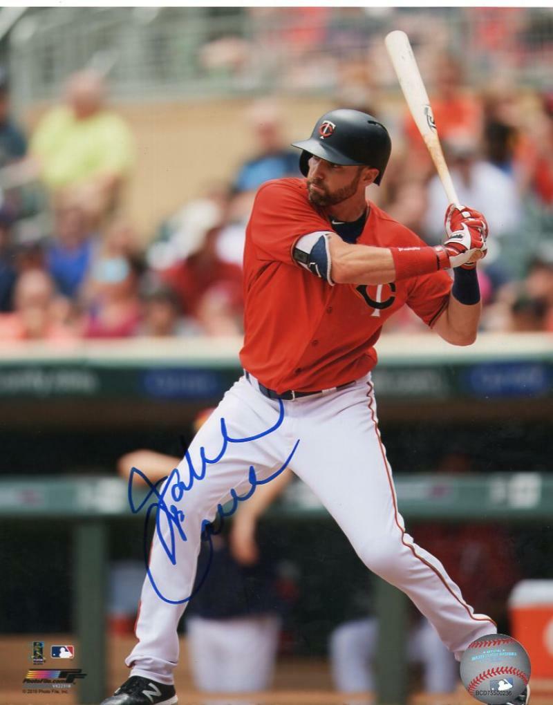 JAKE CAVE MINNESOTA TWINS SIGNED AUTOGRAPHED 8X10 W/COA