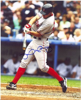 DAVID MURPHY BOSTON RED SOX SIGNED 8X10 PHOTO W/COA