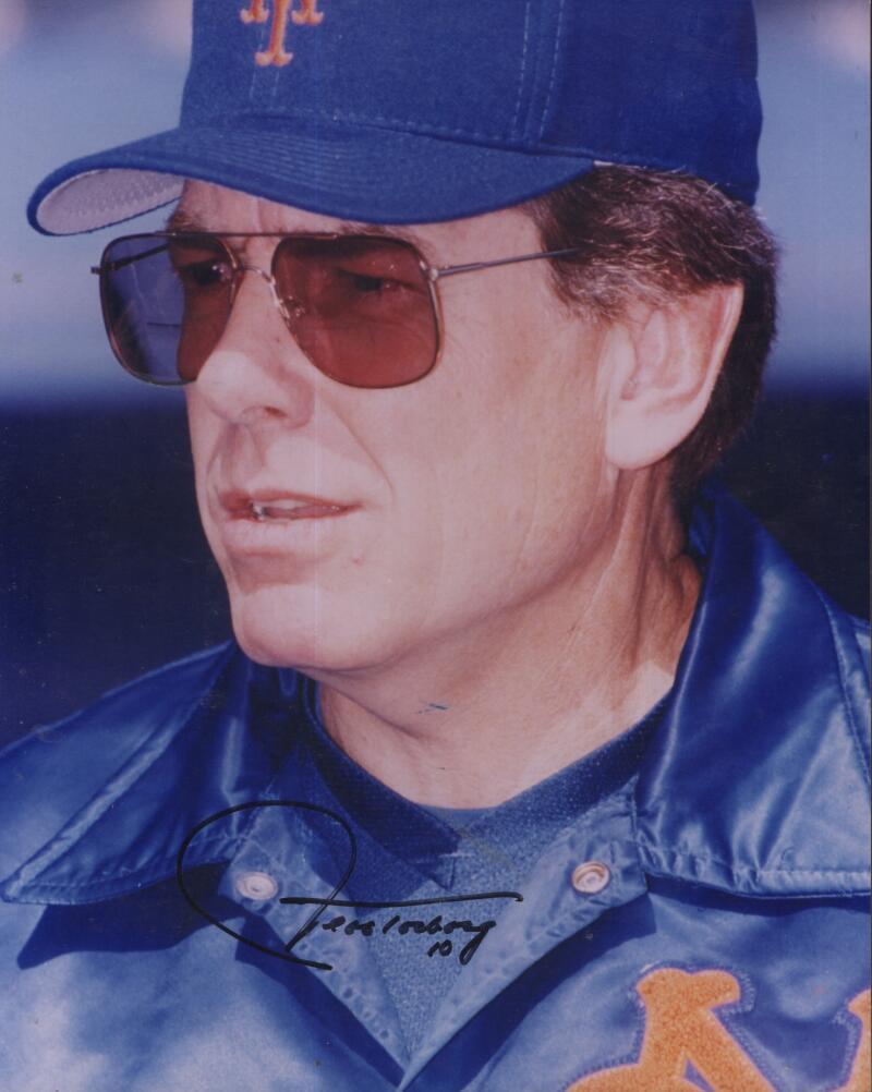 JEFF TORBORG METS SIGNED AUTOGRAPHED 8X10 PHOTO W/ COA