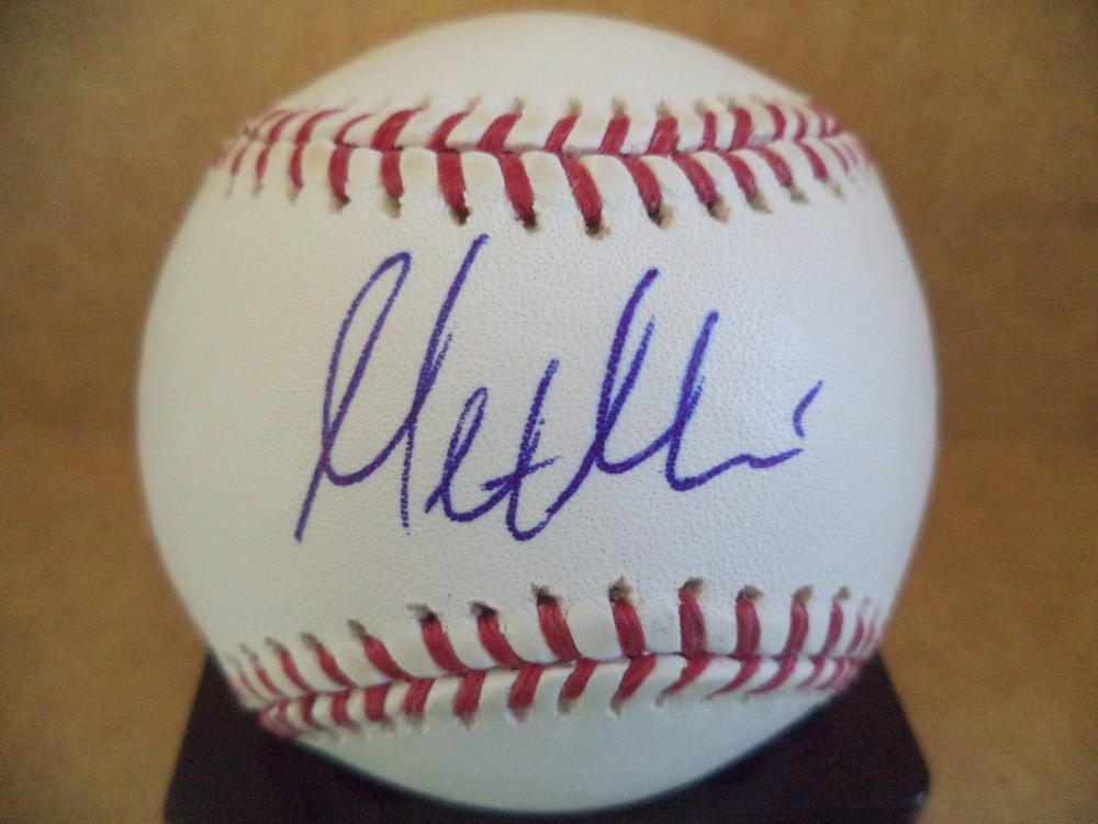 MITCH MAIER KANSAS CITY ROYALS SIGNED AUTOGRAPHED M.L. BASEBALL W/COA