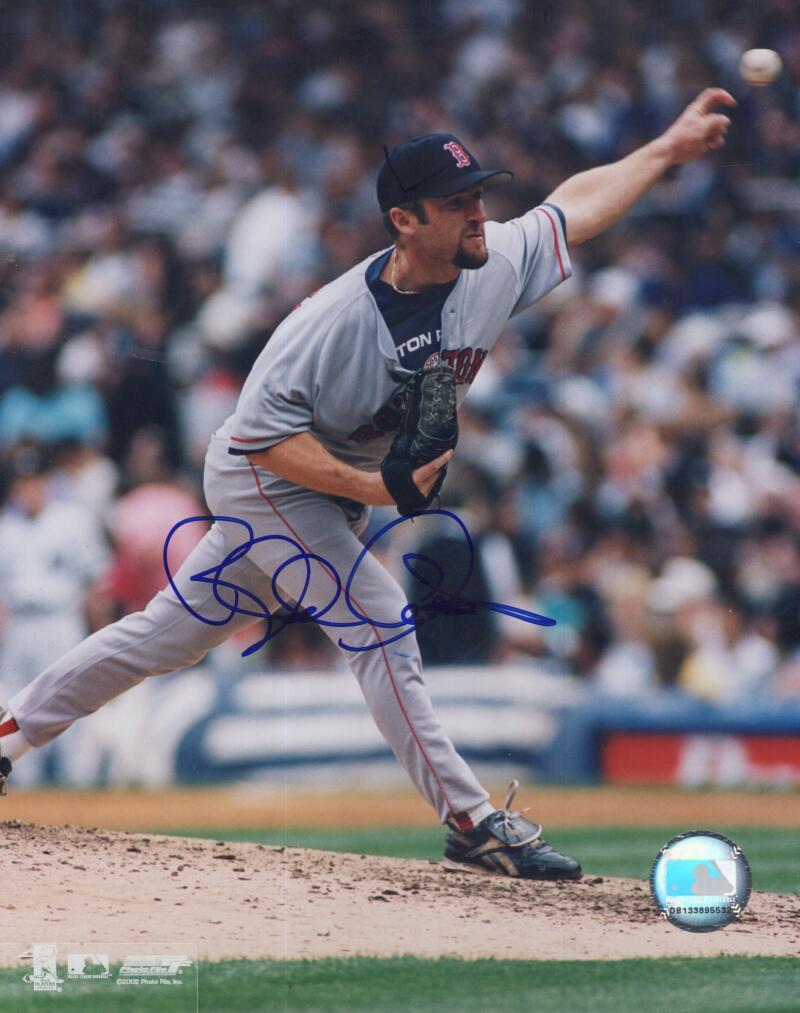 RHEAL COURMIER RED SOX SIGNED AUTOGRAPHED 8X10 PHOTO W/ COA
