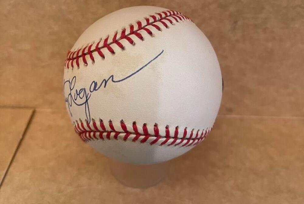 JOHNNY LOGAN MILWAUKEE BRAVES SIGNED AUTOGRAPHED N.L BASEBALL BECKETT AUTH