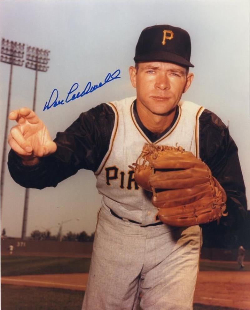 DON CARDWELL PITTSBURGH PIRATES DECEASED SIGNED AUTOGRAPHED 8X10 PHOTO W/ COA