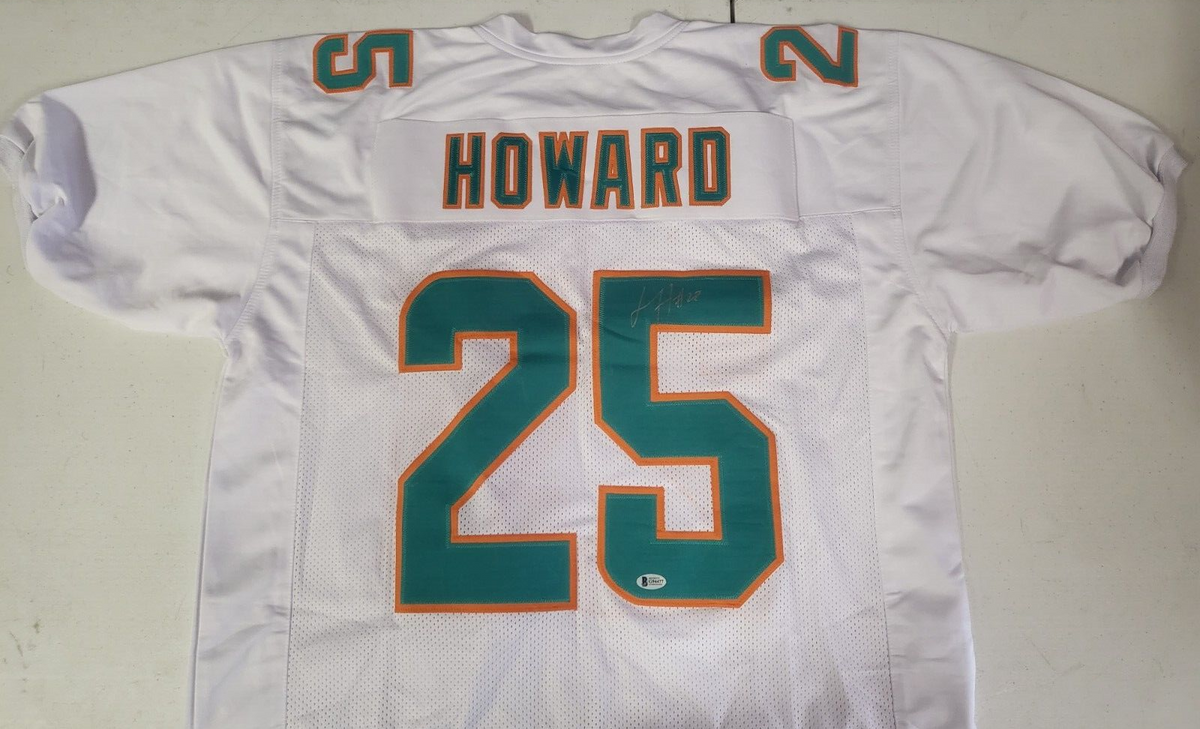 XAVIEN HOWARD #25 MIAMI SIGNED AUTOGRAPH CUSTOM WHITE JERSEY BECKETT G94477