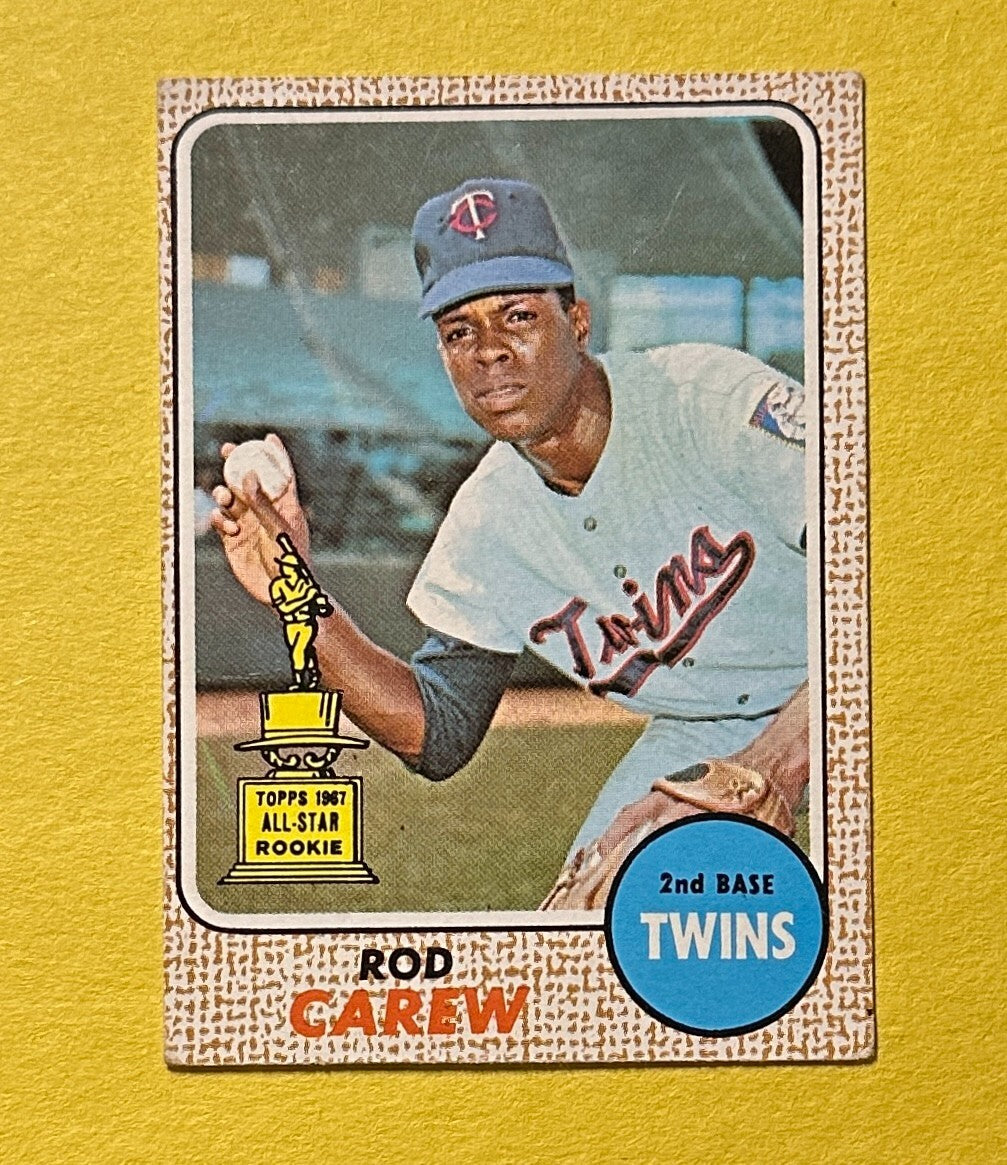 1968 TOPPS ROD CAREW #80 TWINS HOF