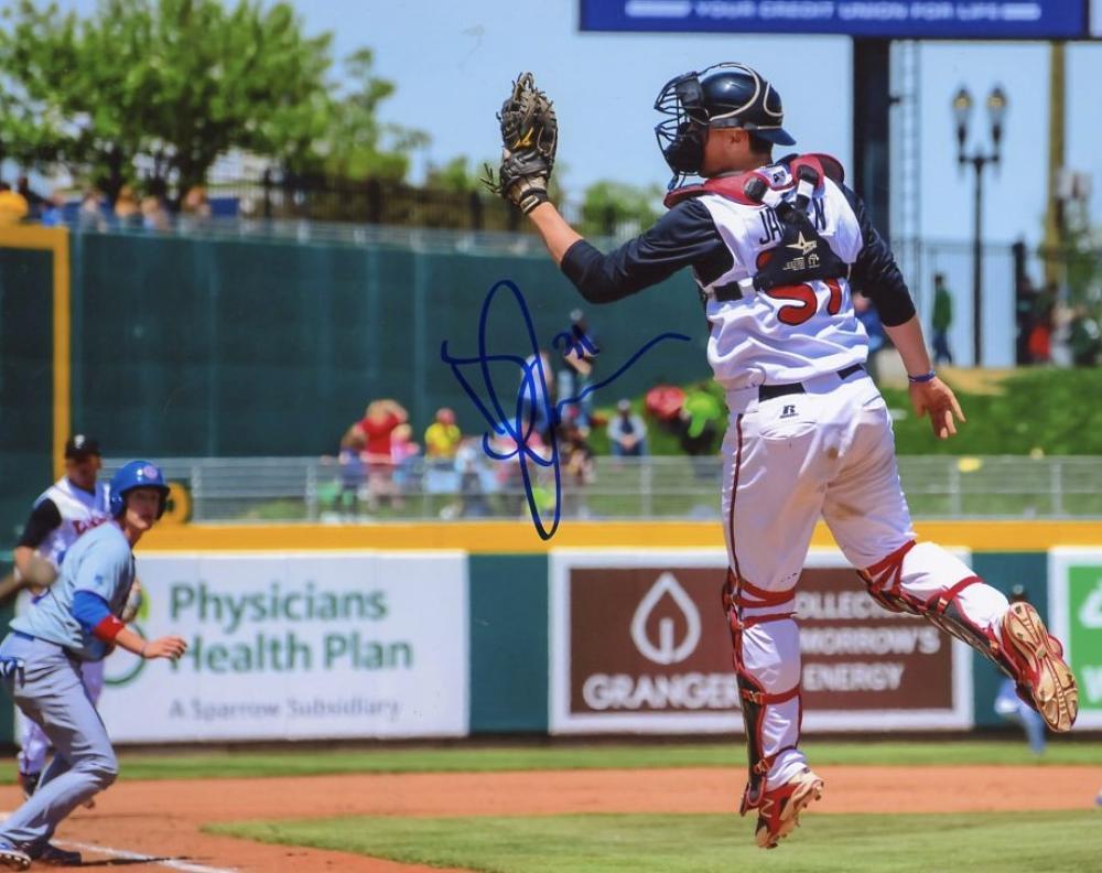 DAN JANSEN TORONTO BLUE JAYS SIGNED AUTOGRAPHED 8X10 PHOTO W/COA