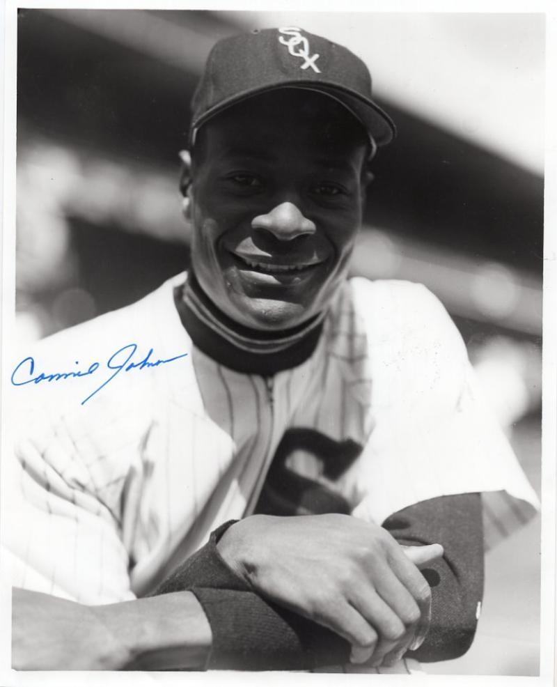 CONNIE JOHNSON CHICAGO WHITE SOX DECEASED NEGRO LEAGUES SIGNED 8X10 PHOTO W/COA