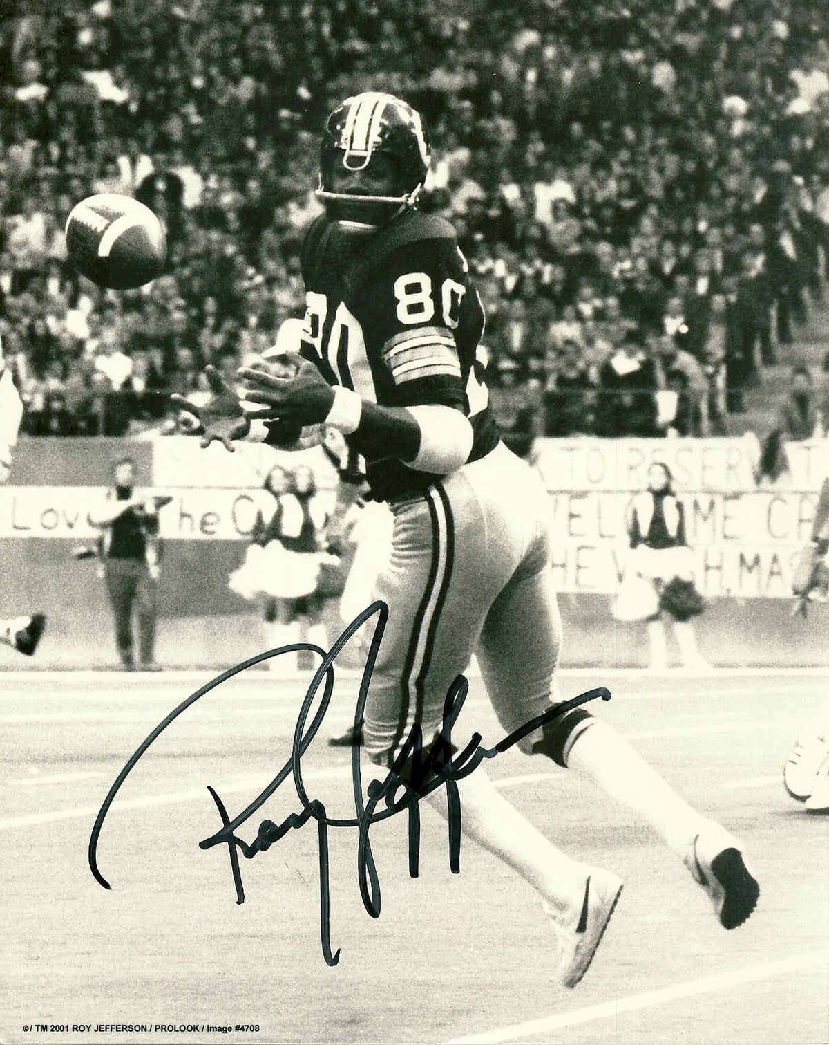 ROY JEFFERSON WASHINGTON REDSKINS SIGNED AUTO 8x10 PHOTO W/COA
