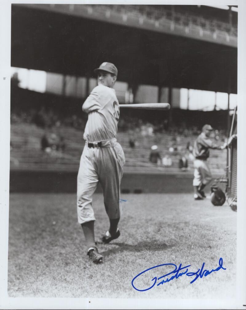 PRESTON WARD BROOKLYN DODGERS SIGNED AUTOGRAPHED 8X10 PHOTO W/ COA