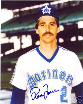 ROSS JONES SEATTLE MARINERS SIGNED 8X10