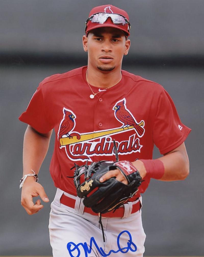 OSCAR MERCADO ST. LOUIS CARDINALS SIGNED AUTOGRAPHED 8X10 PHOTO W/ COA