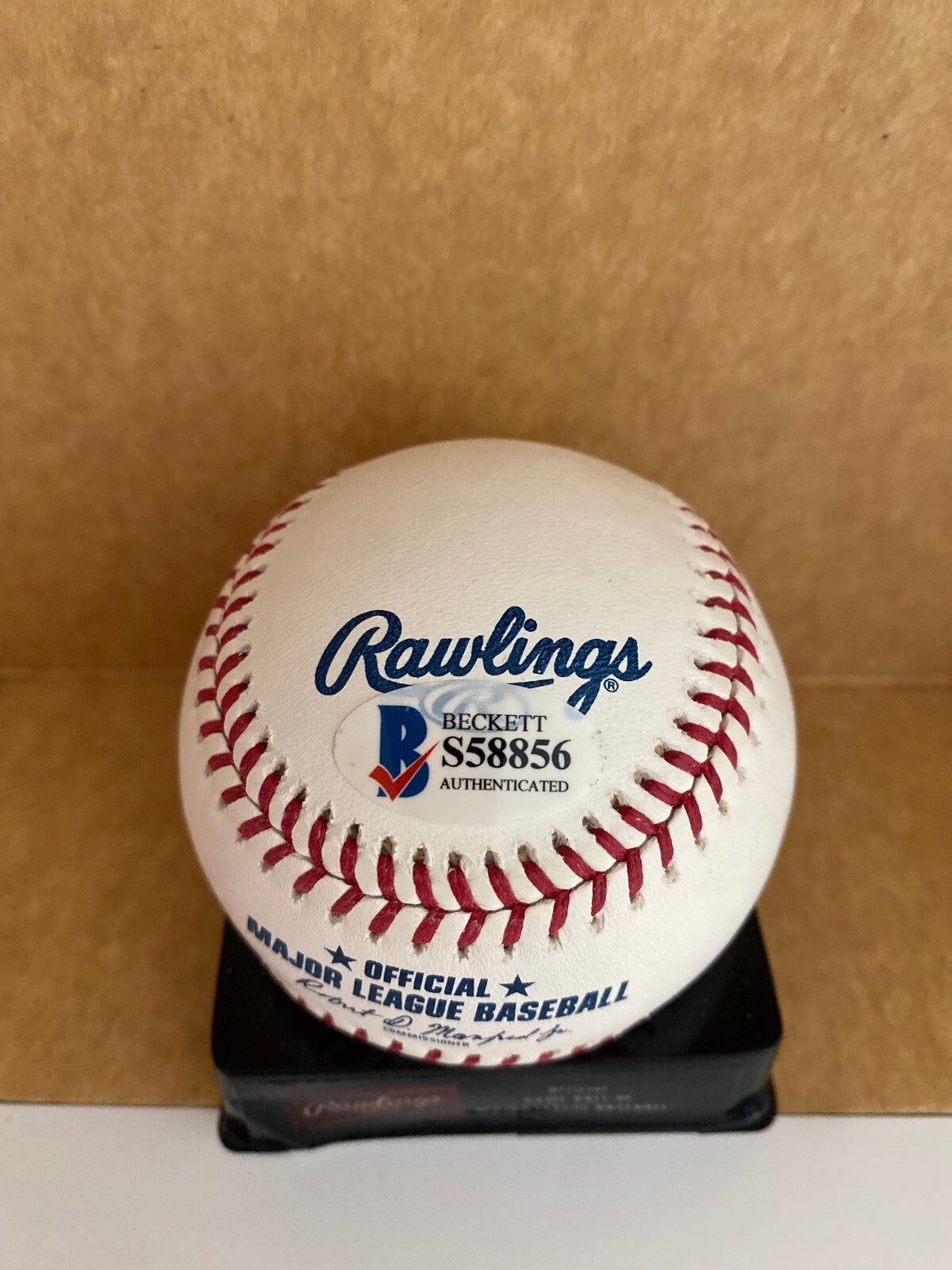 MIGUEL ANDUJAR OAKLAND A'S SIGNED AUTOGRAPHED M.L. BASEBALL BAS BECKETT
