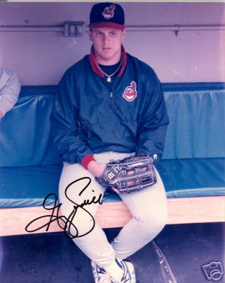 GREG SWINDELL CLEVELAND INDIANS SIGNED 8X10 PHOTO W/COA