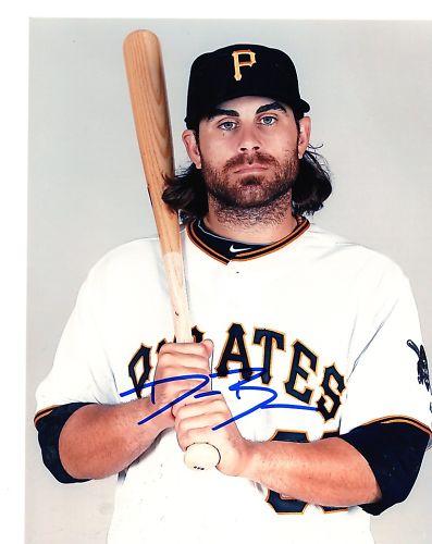 DUSTY BROWN PITTSBURGH PIRATES SIGNED 8X10 PHOTO