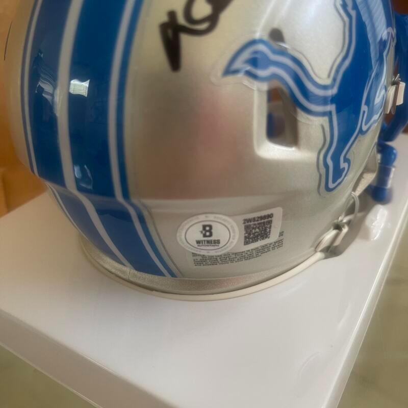 NDAMUKONG SUH SIGNED LIONS SPEED MINI HELMET BECKETT AUTHENTIC