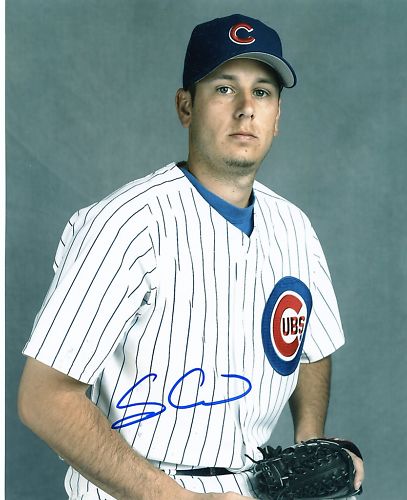 STEVE CHIASSON CHICAGO CUBS SIGNED 8X10 PHOTO
