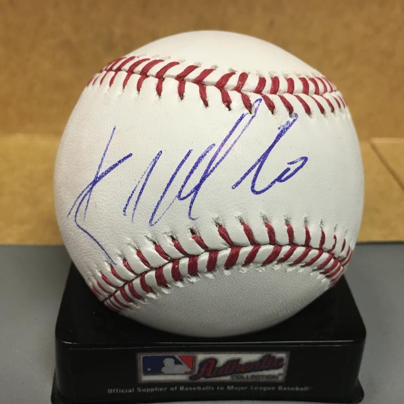 RANDALL DELGADO ARIZONA DIAMONDBACKS M.L. SIGNED BASEBALL W/COA