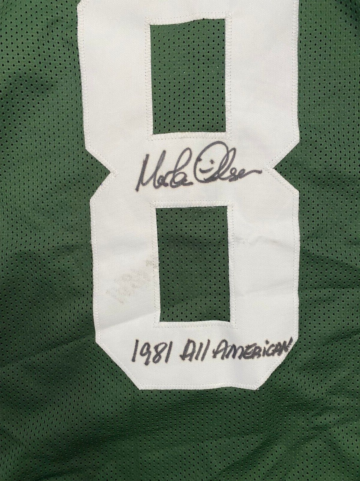 MORTEN ANDERSEN #8 1981 ALL AMERICAN MICHIGAN STATE SIGNED CUSTOM JERSEY XL PSA