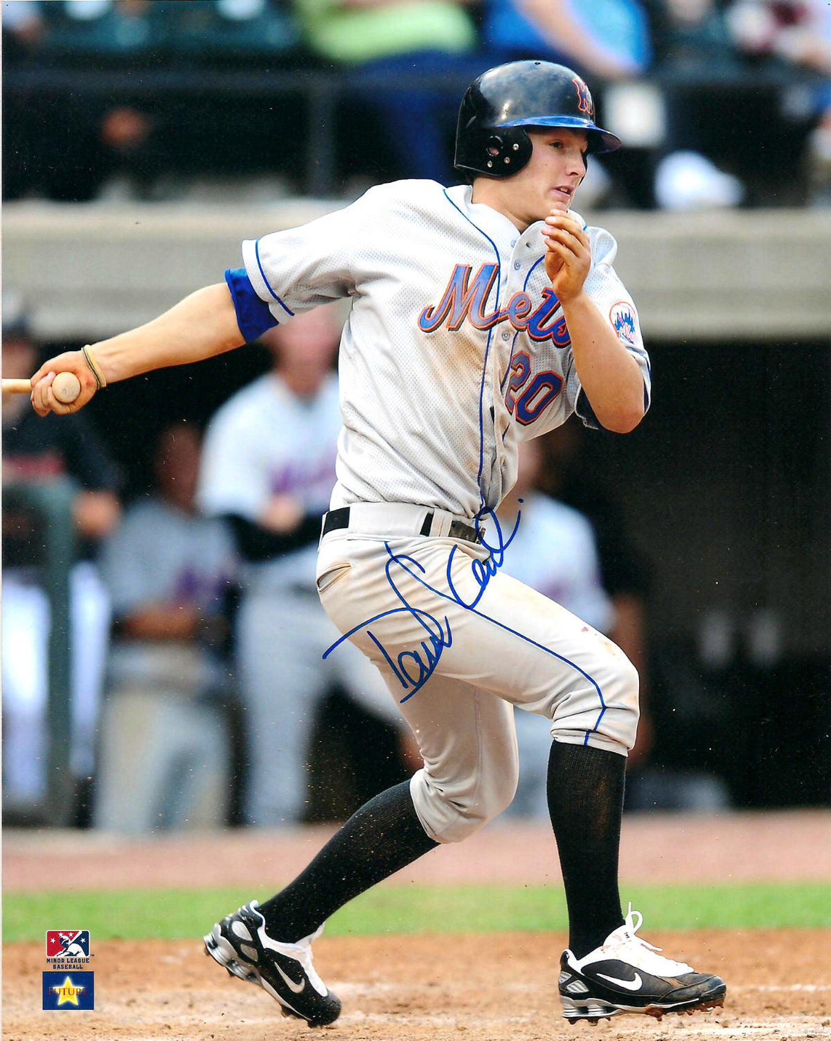 DARRELL CECILIANI NEW YORK METS SIGNED AUTOGRAPHED 8X10 PHOTO W/COA