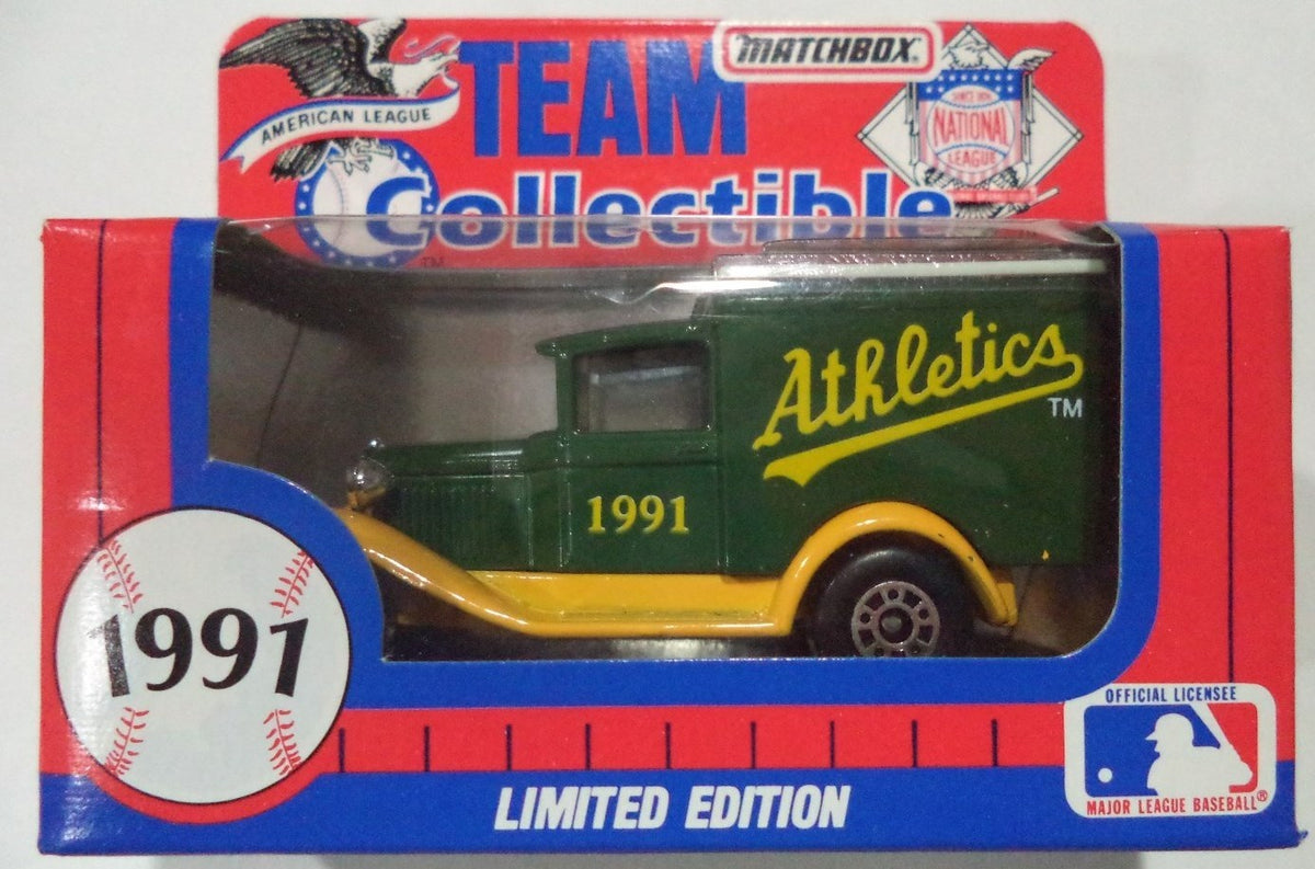 OAKLAND ATHLETICS MLB 1991 TEAM COLLECTIBLE MATCHBOX LIMITED EDITION CAR #11