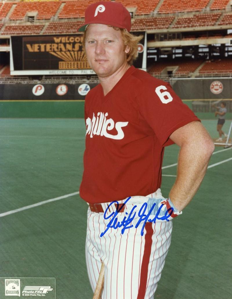 KEITH MORELAND PHILADELPHIA PHILLIES SIGNED AUTOGRAPHED POSED 8X10 PHOTO W/COA