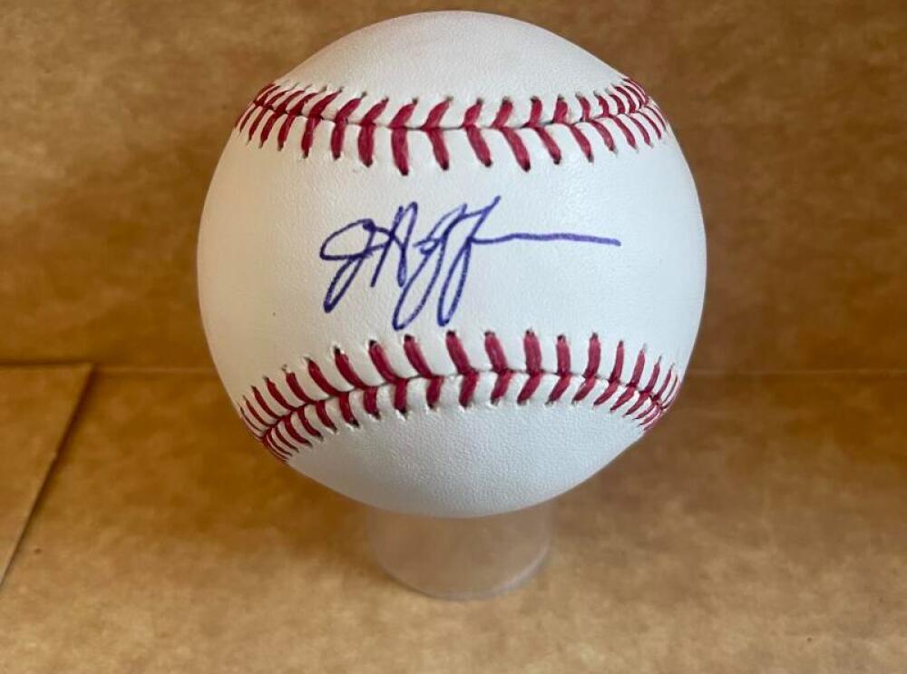 JEFF HOFFMAN PHILADELPHOA PHILLIES SIGNED AUTO M.L. BASEBALL BECKETT AUTHENTIC