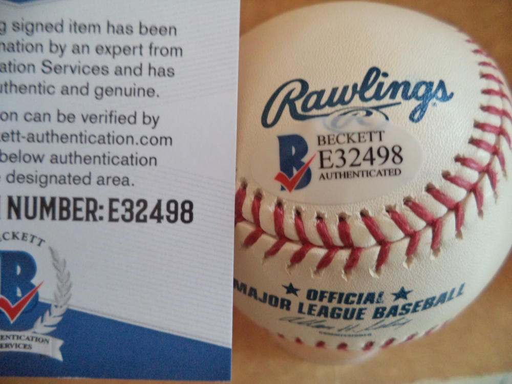 MILT RAMIREZ ST. LOUIS CARDINALS SIGNED AUTOGRAPHED M.L. BASEBALL BECKETT E32498