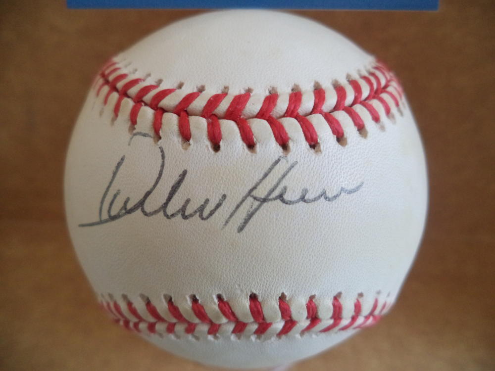 PANCHO HERRERA PHILADELPHIA PHILLIES DECEASED SIGNED NL BASEBALL BECKETT D27286