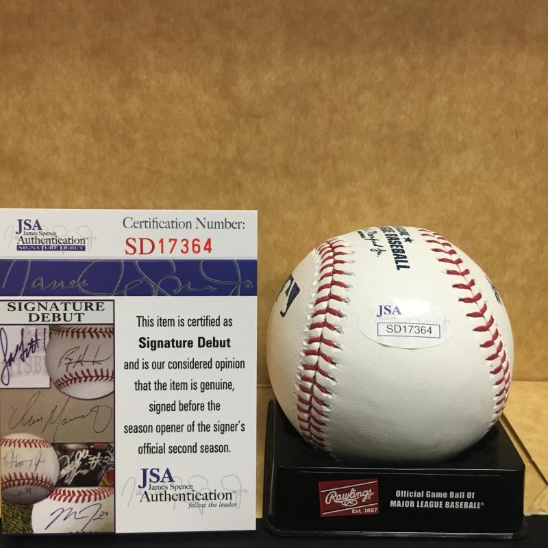 CARSON FULMER CHICAGO WHITE SOX SIGNATURE DEBUT M.L. SIGNED BASEBALL JSA SD17364