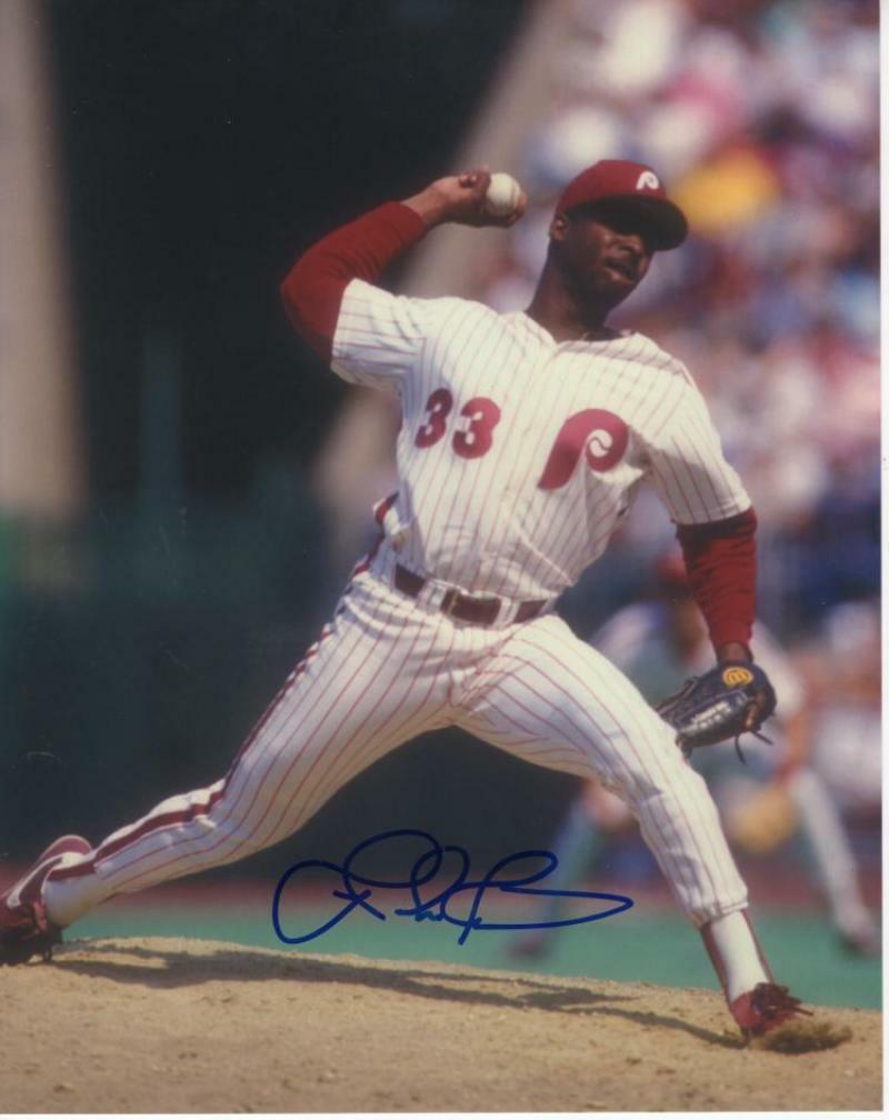 MIKE JACKSON PHILADELPHIA PHILLIES #33 SIGNED AUTOGRAPHED 8X10 W/ COA