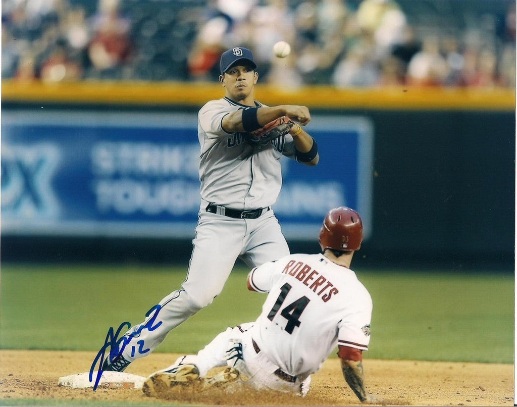 ALBERTO GONZALEZ SAN DIEGO PADRES SIGNED 8X10 PHOTO