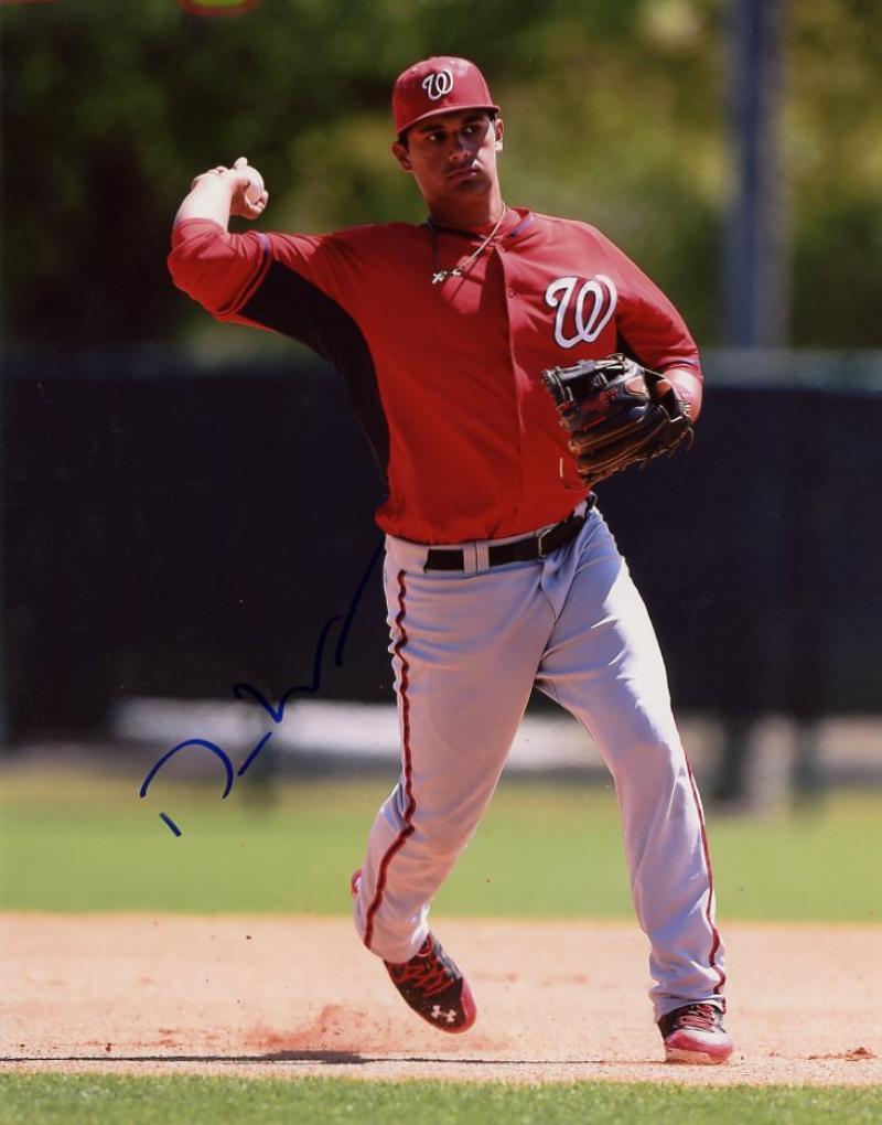 DREW WARD WASHINGTON NATIONALS SIGNED AUTOGRAPHED 8X10 PHOTO W/COA