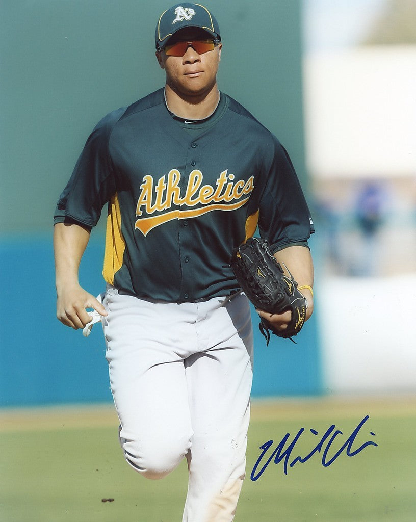 MICHAEL CHOICE OAKLAND A'S SIGNED 8X10