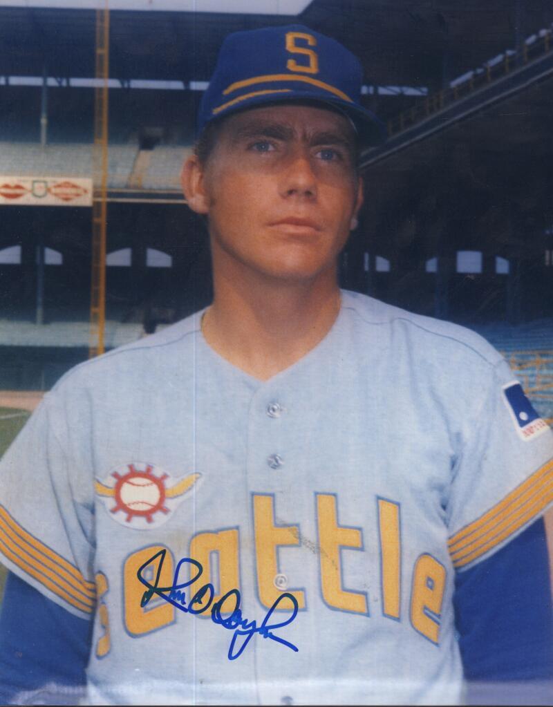 JOHN O'DONOGHUE SEATTLE PILOTS SIGNED AUTOGRAPHED 8X10 PHOTO W/ COA