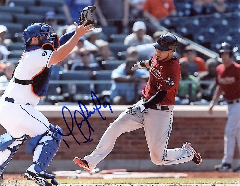 MARWYN GONZALEZ HOUSTON ASTROS SIGNED 8X10 W/COA